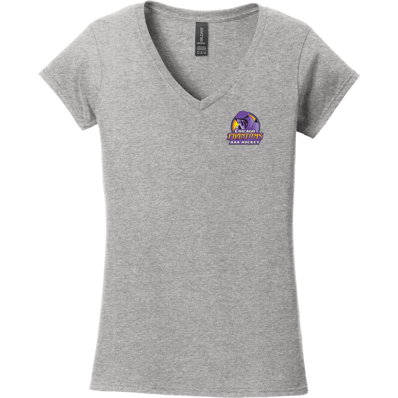 Chicago Phantoms Softstyle Ladies Fit V-Neck T-Shirt