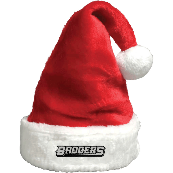 Allegheny Badgers Plush Santa Hat