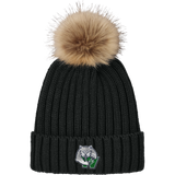 Woodbridge Wolfpack Faux Fur Pom Beanie