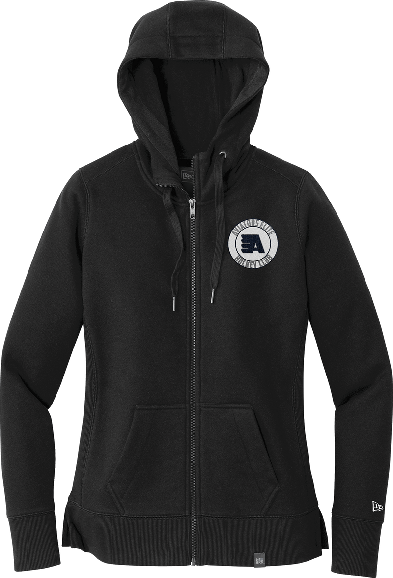 Aspen Aviators New Era Ladies French Terry Full-Zip Hoodie