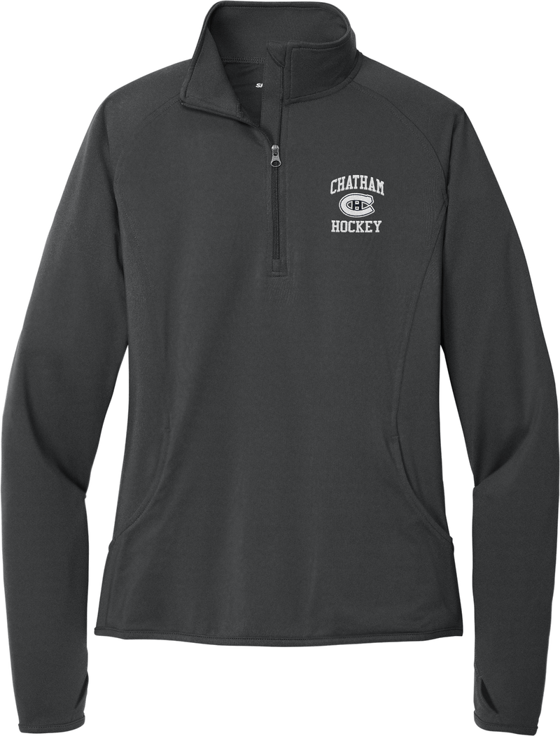 Chatham Hockey Ladies Sport-Wick Stretch 1/4-Zip Pullover