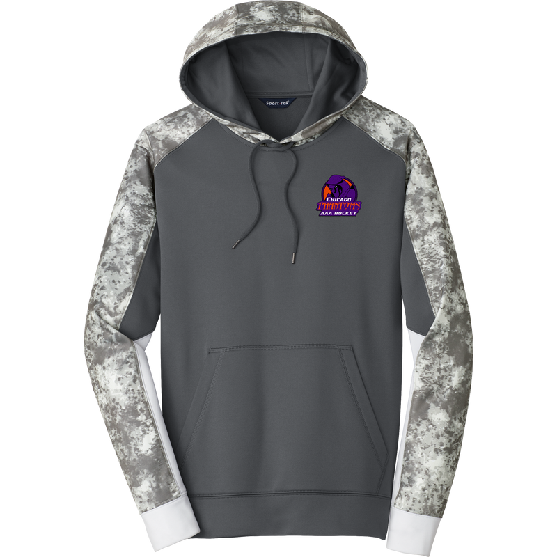 Chicago Phantoms Sport-Wick Mineral Freeze Fleece Colorblock Hooded Pullover