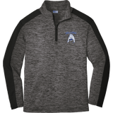 Chicago Bulldogs Youth PosiCharge Electric Heather Colorblock 1/4-Zip Pullover