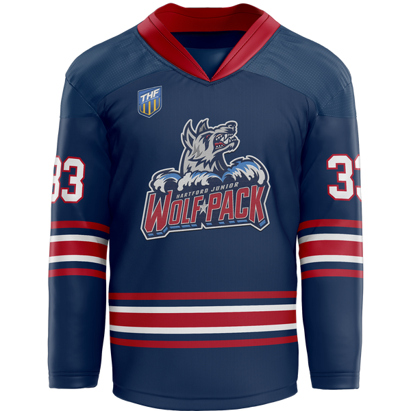 THF Hartford Jr. Wolfpack Adult Player Hybrid Jersey Breakaway Sports